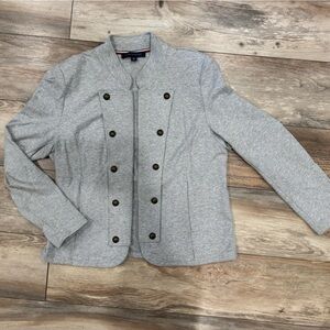 Tommy Hilfiger Gray Double-Breasted Blazer